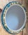 Finely Carved Round Florentine Polychromed & Gilt Lemon, Laurel Wood Mirror For Sale In Atlanta - Image 6 of 10