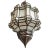 Vintage Frosted Prism House Pendant Light For Sale - Image 4 of 7