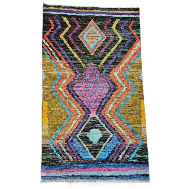 Vintage Afghan Tribal Rug, 2010s For Sale - Image 11 of 12