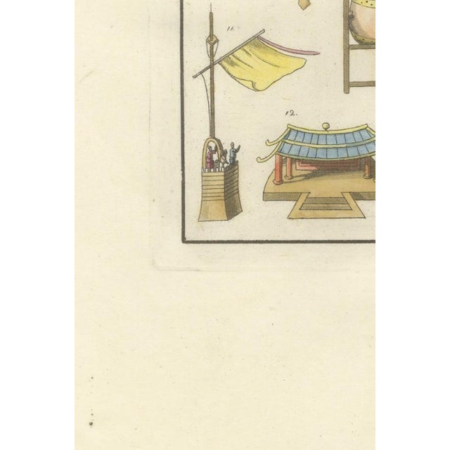 Ferrario, Chinese Military Equipment, 1815, Hand-Colored Engravings, Set of 2 For Sale - Image 17 of 18