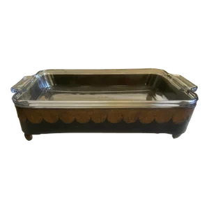 Vintage Tole Casserole Dish Holder