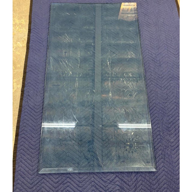 Double Rams Head Glass Coffee Table For Sale - Image 9 of 13