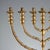 Seven-Branched Gilt Wood Candelabra For Sale - Image 3 of 9