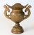 Brass Vintage Brass Urn Vase With Dragon Handles For Sale - Image 8 of 12