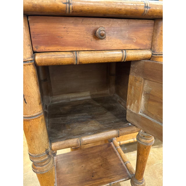 French Faux Bamboo Stand For Sale - Image 4 of 5