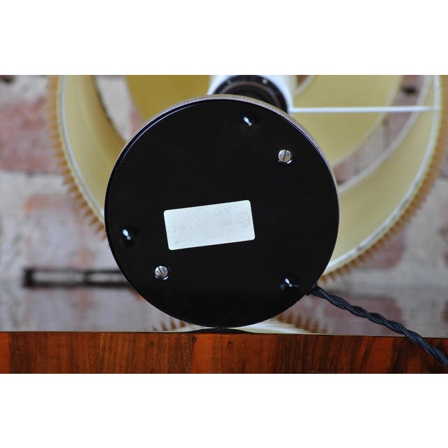Art Deco Table Lamp in Chromed Steel, Beech and Parchment, Czech, 1940s For Sale - Image 3 of 12
