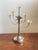 1980s Sculptural Metal 5-Arm Candelabra by Attila Demcsik, Hungary, 1980 For Sale - Image 5 of 11
