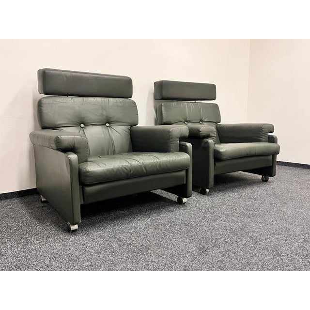 Mid-Century Leatherette Armchairs from Arch, Spicka, 1970s, Set of 2 For Sale - Image 3 of 10