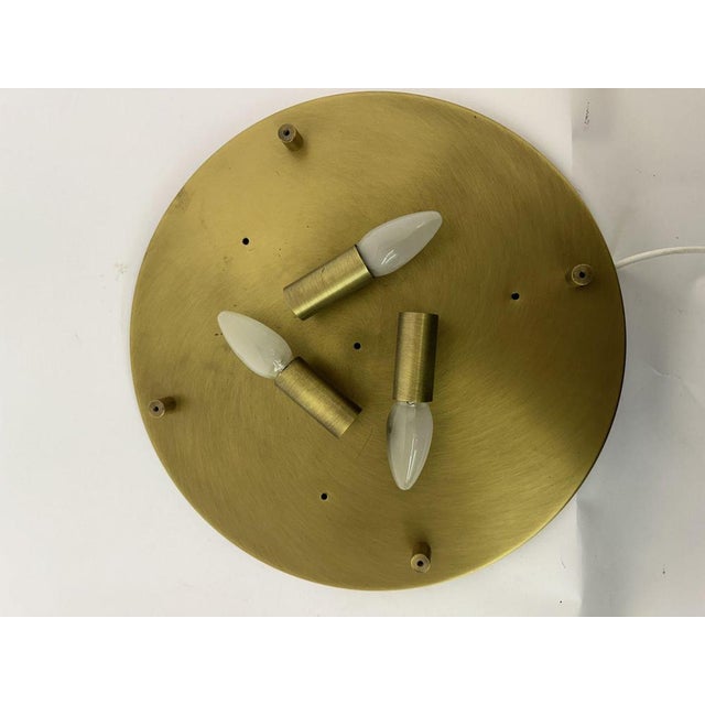 1970s Flush Mount Ice Glass, Germany, 1970s For Sale - Image 5 of 7