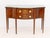 Hickory Chair Company Flame Mahogany Sideboard, with string inlay, two central drawers flanked by two cabinets mounted on...