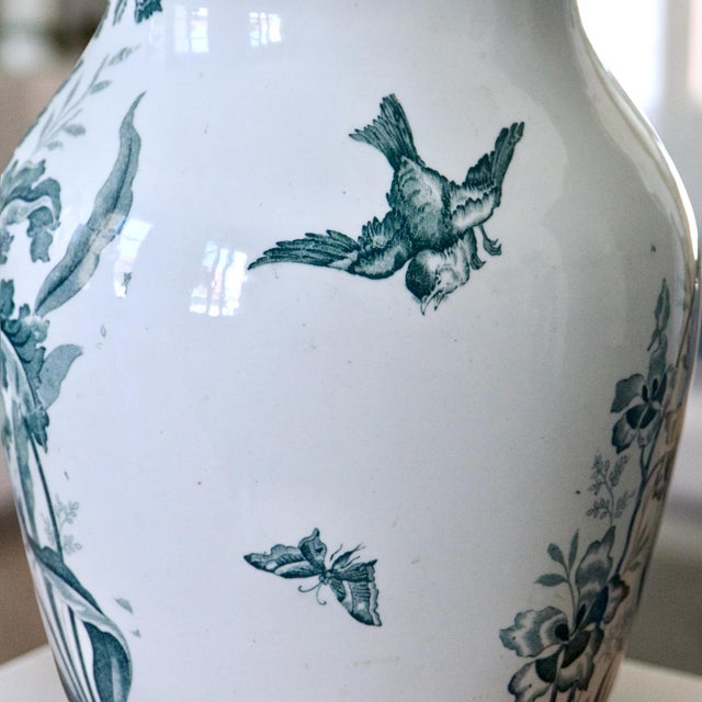 Ceramic Large Antique French Carafe from Moulin Des Loups, 1800s For Sale - Image 7 of 11