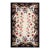 1900s Ivory Floral Folk Art Antique American Hooked Rug 6'4" X 9'10" Handknotted Wool Carpet For Sale