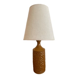 Vintage David Cressey Earthgender Ochre Pebble Table Lamp For Sale