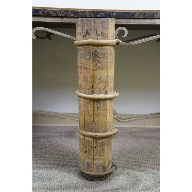 3 Antique Tibetan Wood Yak Butter Churn Buckets For Sale - Image 16 of 17