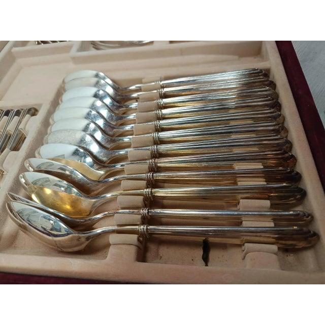 Silver Vintage Silver Cutlery Set from Létang Rémy, 1970s, Set of 59 For Sale - Image 8 of 15