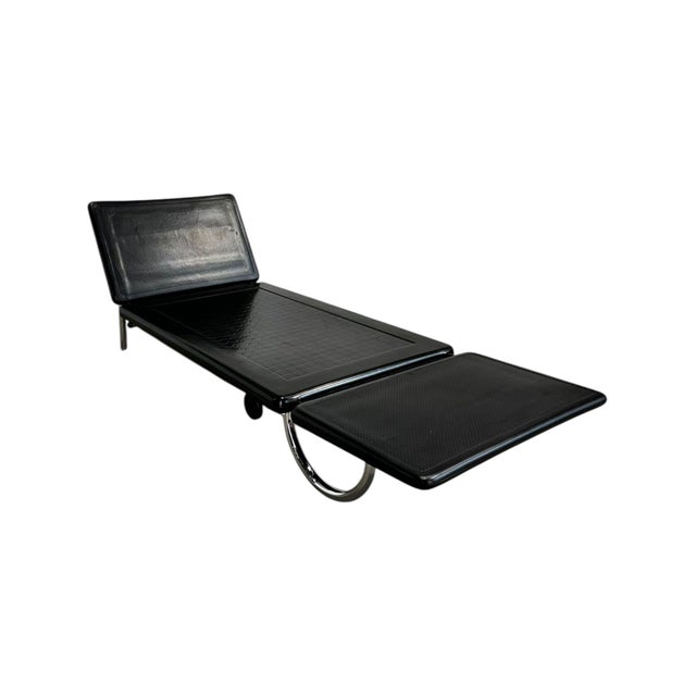 Postmodern 80’s Rubber Tread Chaise Lounge by Dema Italia, Italy For Sale - Image 3 of 7