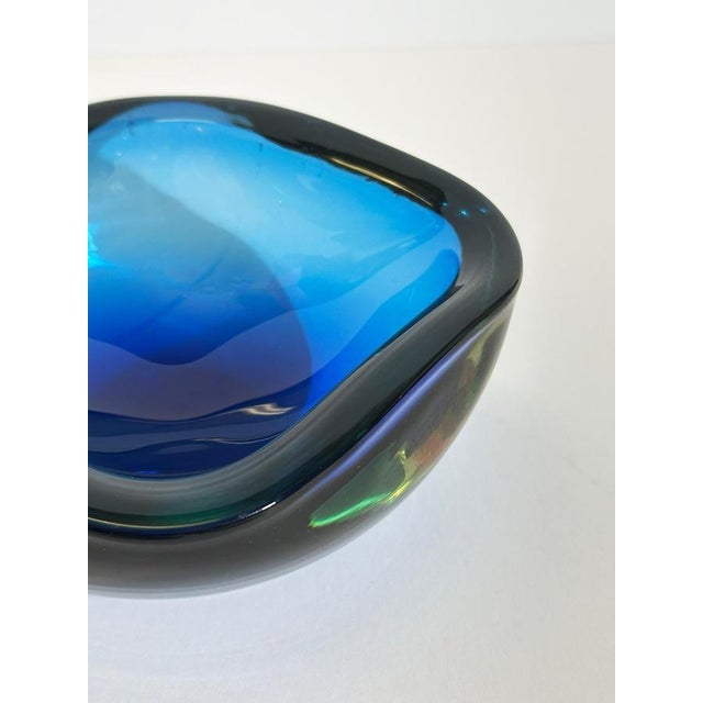 1960s Murano Sommerso Glass Bowl by Flavio Poli for Seguso, Italy, 1960s For Sale - Image 5 of 10