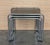 1960s Cantilevered Chrome & Glass Nesting Tables with Fume Glasses, 1960s, Set of 3 For Sale - Image 5 of 11