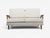 Peter Hvidt & Orla Mølgaard-Nielsen Style, Danish Mid-Century Modern, Settee, Tweed, Beige Boucle, Denmark, 1960s A...