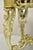 Vintage Art Deco Carved Female Dancer Silver Gold Round Coffee Side Table For Sale - Image 12 of 12