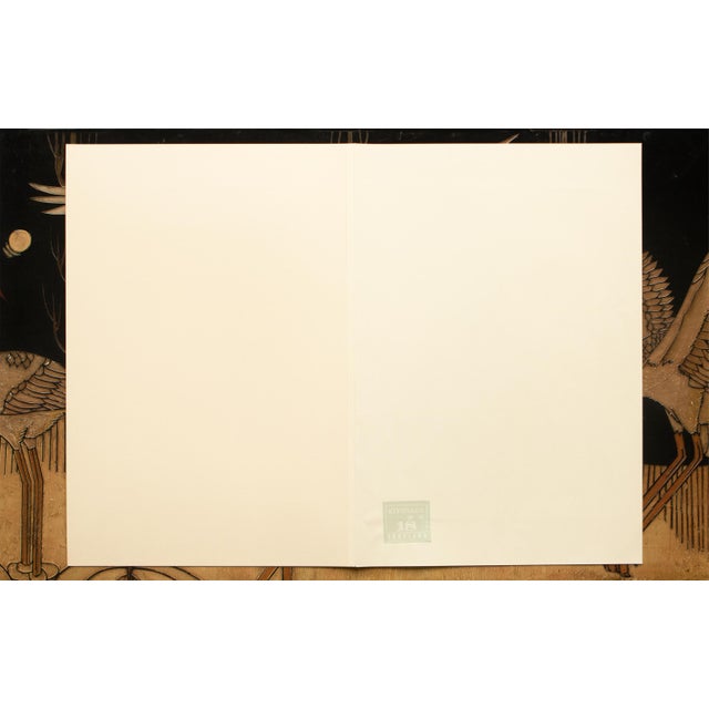 Raspberry Pink 1964 After Kiyonaga "By the Side of a Pond Where Iris Flowers Bloom", Full-Color Print From Japan For Sale - Image 8 of 12