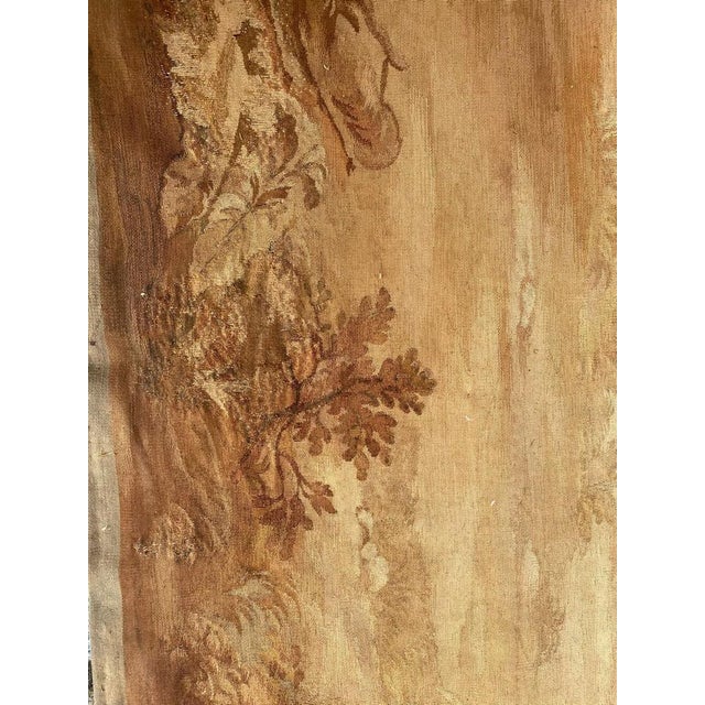 Textile French Silk Aubusson Tapestry For Sale - Image 7 of 18