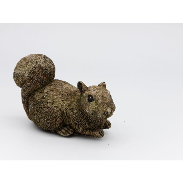 Sculpture Materials Composite Stone Squirrel Garden Ornament, English 20th Century For Sale - Image 7 of 7