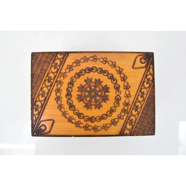 Vintage Wooden Box, 1960s For Sale - Image 9 of 10