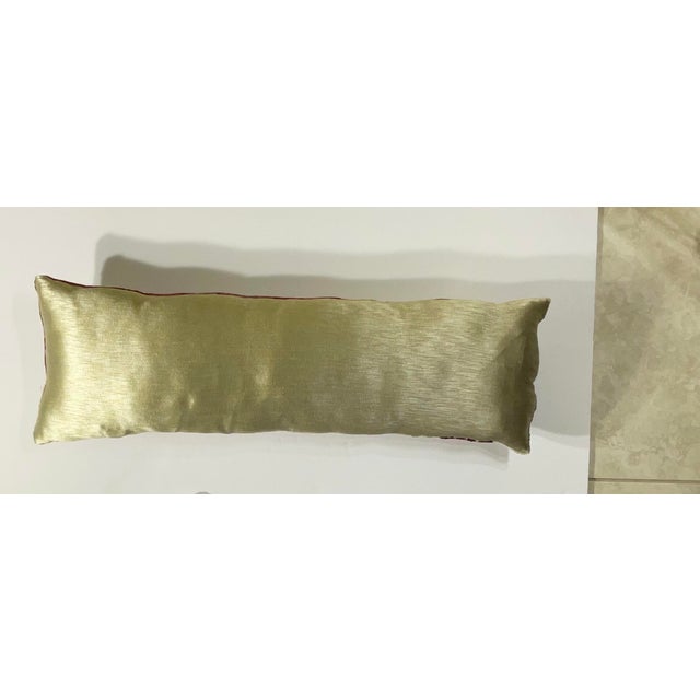 Textile Antique Hand-Embroidered Suzani Pillow - a Piece of Art For Sale - Image 7 of 12