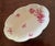 Haviland Limoges porcelain soap dish or pin tray for Hotel Ritz, Paris. Decorated with roses and sprigged flowers in puce...