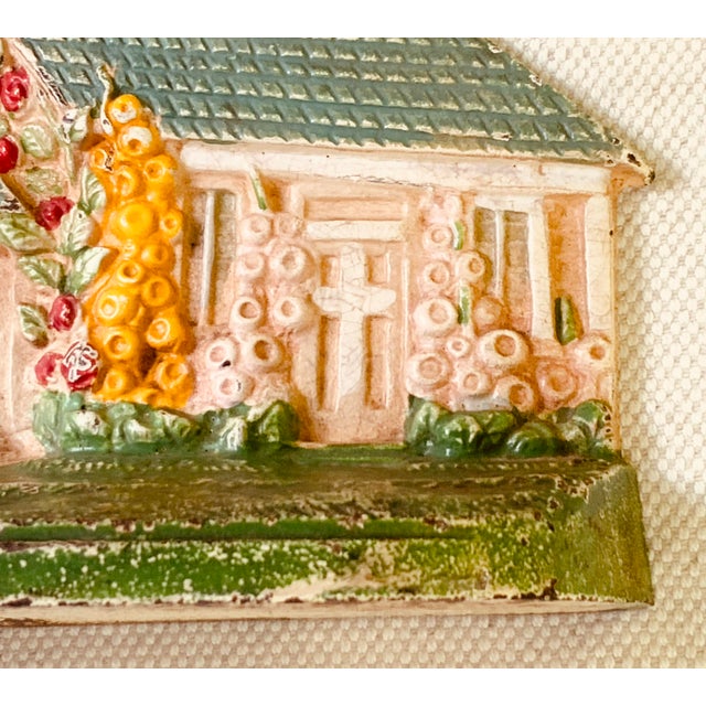 Vintage Hubley Cast Iron Cottage Doorstop #211 - American Victorian, Cape Cod Style Product Description A charming...