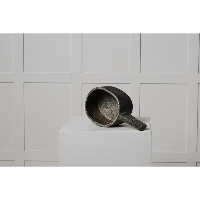 Antique Rustic Swedish Stone Pot in Soapstone For Sale - Image 4 of 6