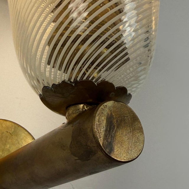 Torcello Wall Sconces attributed to Carlo Scarpa for Venini, 1940s, Set of 2 For Sale - Image 16 of 18
