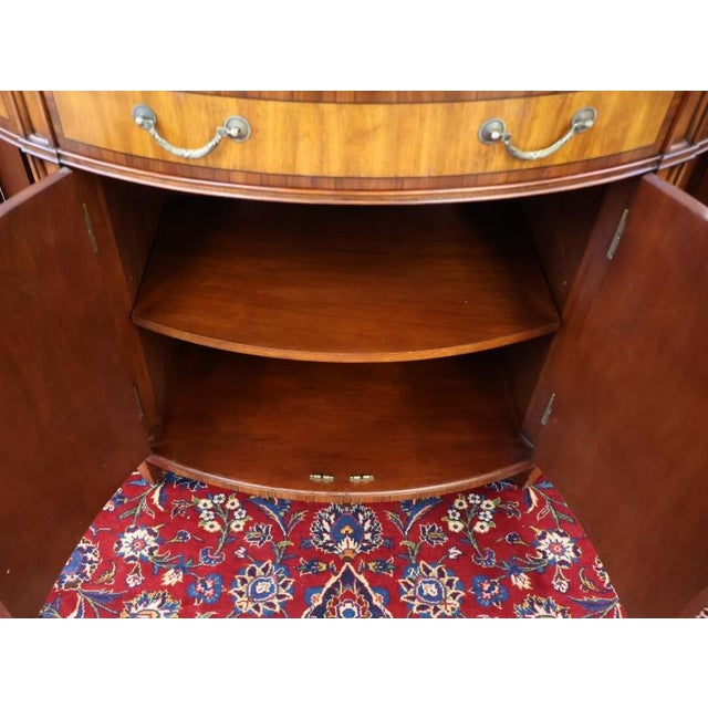 2000 - 2009 Ethan Allen Mahogany Newport Collection Chest Buffet Server Sideboard Commode For Sale - Image 5 of 9