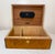 High Quality Handmade Italian Caminetto Burl Wood Veneer Brass Cigar Humidor Box For Sale - Image 12 of 17