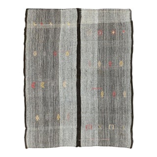 Mid-20th Century Handmade Turkish Flatweave Kilim Accent Rug For Sale
