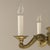1930s Brass Chandelier with 6 Candles, Budapest, 1930s For Sale - Image 5 of 13
