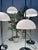 Height-Adjustable Mushroom Floor Lights with Chromed Tulip Bases by Frank Bentler for Wila Leuchten, West Germany, 1960s, Set of 4 For Sale - Image 16 of 18