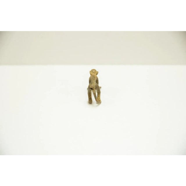 Vintage African Bronze Monkey For Sale - Image 4 of 7