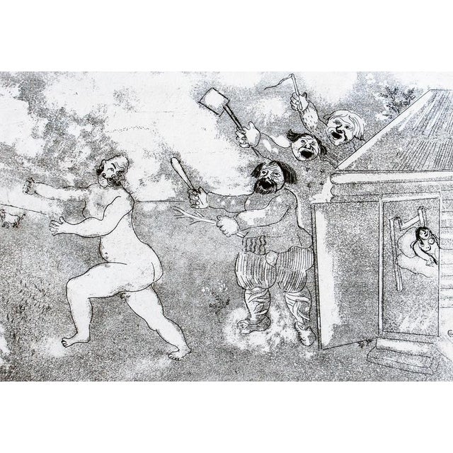 Marc Chagall, The Nude Suite, Edition of 335, 1920s, Etching For Sale - Image 3 of 4