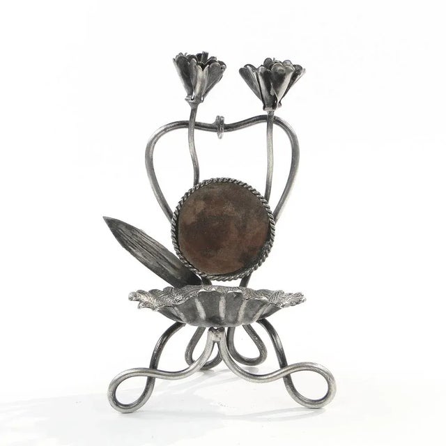 Art Nouveau Clock Stand, Sweden, 1900s For Sale - Image 10 of 10