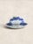 English Antique English Mason Blue-and-White Transferware Gravy Boat and Stand For Sale - Image 3 of 7