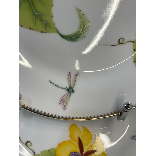 2000 - 2009 Godinger & Co. Tivoli 8" Gold Trimmed Plates - Set of 4 For Sale - Image 5 of 6