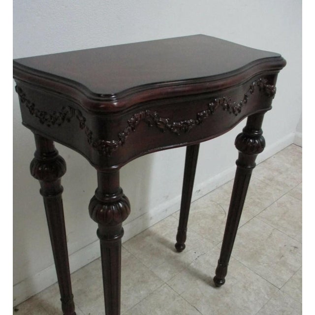 Traditional 1990s Theodore Alexander French Regency High Leg End Table Night Stand End Table For Sale - Image 3 of 10