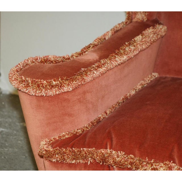 Set of Italian Carolean-William Morris Wingback Armchairs For Sale - Image 6 of 18