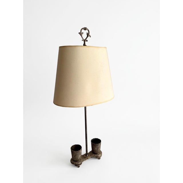 A distinctive table lamp produced by the prestigious Spanish firm Valenti in the 1960s. This rare piece exemplifies the...