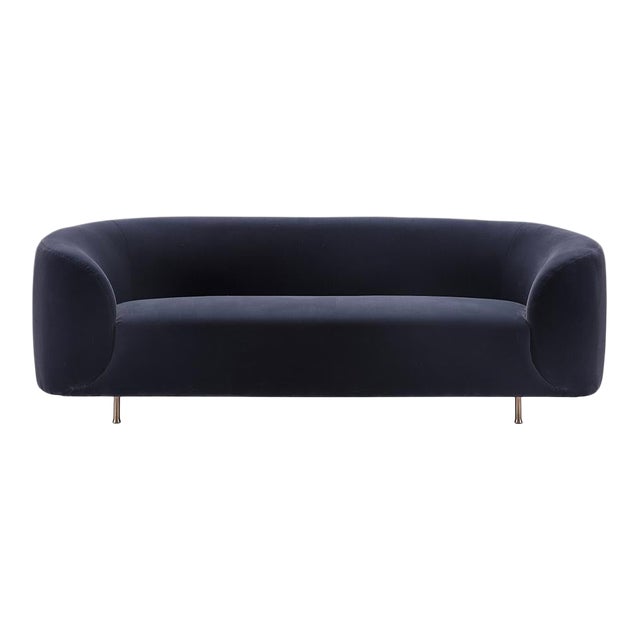 Vesta Milo Sofa in Dark Blue For Sale