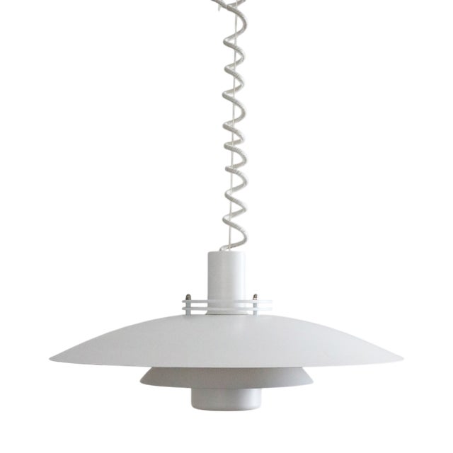 Minimalist Danish Pendant Lamp by Form Light, Denmark, 1970s For Sale