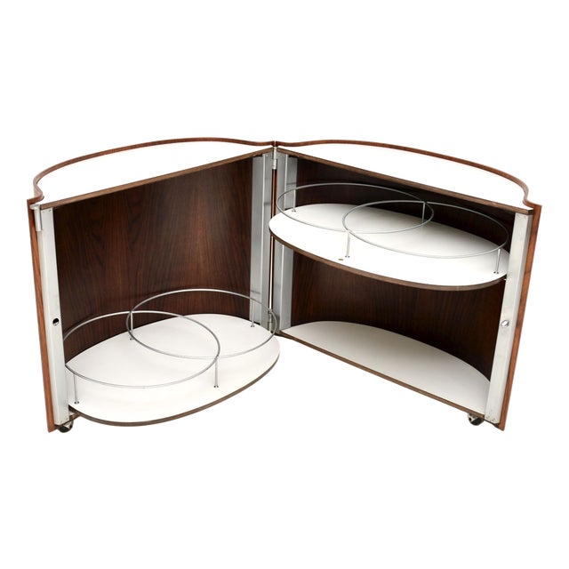 Vintage Italian Drinks Cabinet by Eugenio Gerli for Tecno, 1960s For Sale