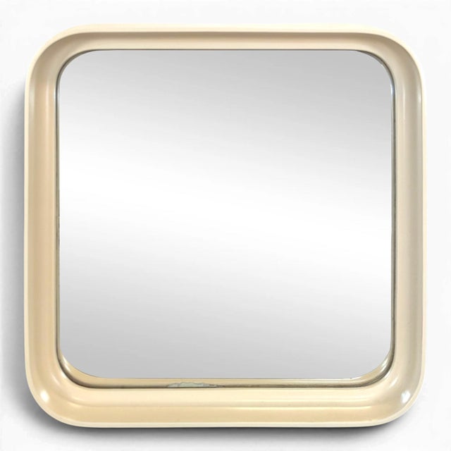 Square Italian Mirror in Resin For Sale - Image 6 of 6